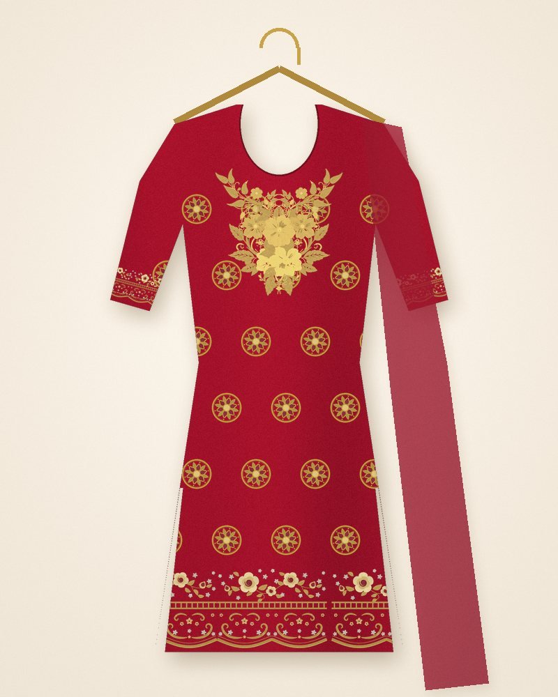 Embroidered Suits